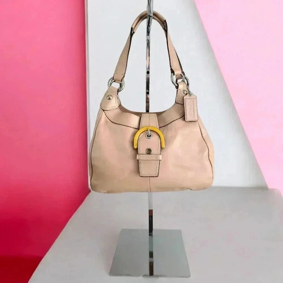 Coach Handbags - Coach Soho Lynn Leather Hobo Bag in light pink